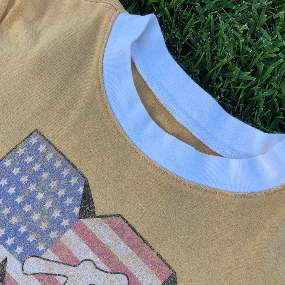 MTV Yellow Ringer Tee - Picture 3 of 5